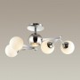 Люстра потолочная 3960/5C хром/белый/серебристый IZZO ODEON LIGHT