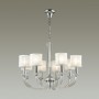 Люстра 4197/8 хром/прозрачный/белый MALLE ODEON LIGHT
