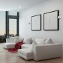 Настенный светильник 3581/2W белый матовый с черным кольцом LACUNA ODEON LIGHT