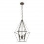 Подвес 4055/3 кофе/прозрачный FABIO ODEON LIGHT