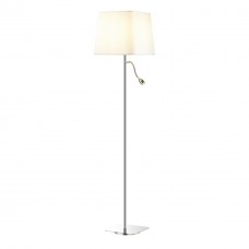 Торшер с подсветкой 4114/1F хром/белый EDIS ODEON LIGHT