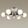 Люстра потолочная 3972/9C хром/белый MIOLLA ODEON LIGHT