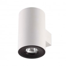 Настенный светильник 3581/2W белый матовый с черным кольцом LACUNA ODEON LIGHT