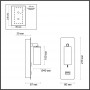 Настенный светильник 4301/3WL черный BILL ODEON LIGHT