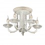 Люстра потолочная 2698/5C белый с позолотой/хрусталь BARRA ODEON LIGHT