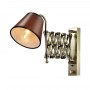 Бра раздвижное с диммером 2876/1W бронзовый LARK ODEON LIGHT