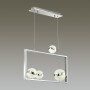 Подвес 4192/31L хром/белый DOMUS ODEON LIGHT