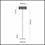 Торшер 4119/4F хром/хрусталь BRITTANI ODEON LIGHT