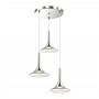 Люстра 4096/3 хром/прозрачный FOZZI ODEON LIGHT