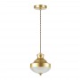 Подвес 4658/1 золотой/матовый KRONA ODEON LIGHT