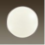 2088/DL PALE SN 078 Светильник пластик/белый/никель LED 48Вт 3000-6000K D440 IP43 пульт ДУ LOTA NICKEL