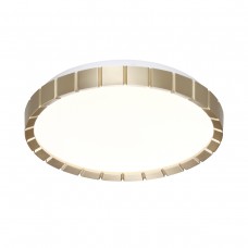7648/CL PALE SN Светильник пластик/белый/золотой LED 30Вт 4000К D336 IP43 ATABI GOLD
