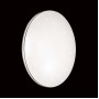 2051/EL PALE SN 088 Светильник пластик/белый/хром LED 72Вт 3000-6000K D520 IP43 пульт ДУ LEKA