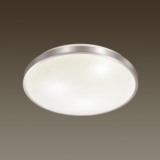 2088/EL PALE SN 078 Светильник пластик/белый/никель LED 72Вт 3000-6000K D540 IP43 пульт ДУ LOTA NICKEL