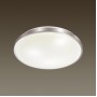 2088/EL PALE SN 078 Светильник пластик/белый/никель LED 72Вт 3000-6000K D540 IP43 пульт ДУ LOTA NICKEL