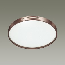 2075/DL PALE SN 076 Светильник пластик/белый/коричневый LED 48Вт 3000-6000K D390 IP43 пульт ДУ GETA COFFEE