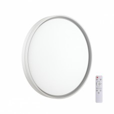 7631/DL PALE SN 043 Светильник пластик/белый/светло-серый LED 48Вт c ДУ 3000-6000К D390 IP43 пульт ДУ SAVI