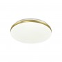 7626/EL PALE SN 037 Светильник пластик/белый/золотистый LED 72Вт с ДУ 3000-6000К D500 IP43 пульт ДУ RINGO