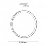 3019/DL TAN SN 063 Светильник пластик/белый/под дерево LED 48Вт 3000-6500 D390 IP43 пульт ДУ/ LampSmart WOODI