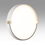7646/CL PALE SN Светильник пластик/белый/золотой LED 30Вт 4000К D340 IP43 OLIDI WHITE