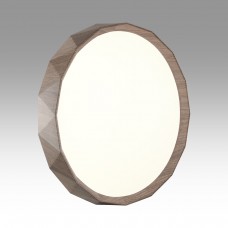 7637/AL BASICA SN Светильник пластик/корич. под дер. LED 18Вт 4000K D295 IP43 ZIF WOOD