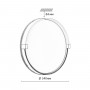 7646/CL PALE SN Светильник пластик/белый/золотой LED 30Вт 4000К D340 IP43 OLIDI WHITE