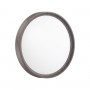 7627/DL PALE SN 019 Светильник пластик/белый/венге под дерево LED 48Вт c ДУ 3000-6000К D400 IP43 пульт ДУ WOODI