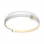 7646/CL PALE SN Светильник пластик/белый/золотой LED 30Вт 4000К D340 IP43 OLIDI WHITE