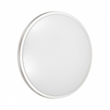 3008/DL TAN SN 065 Светильник пластик/белый/никель LED 48Вт 3000-6500K D390 IP43 пульт ДУ/ LampSmart PARTIAL