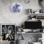 3085/EL PALE SN 015 Светильник пластик/белый/синий LED 72Вт с ДУ 3000-6000К D480 IP43 пульт ДУ SPACE