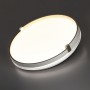 7646/DL PALE SN Светильник пластик/белый/золотой LED 48Вт 4000К D390 IP43 OLIDI WHITE
