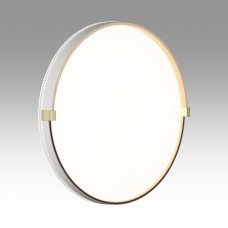 7646/DL PALE SN Светильник пластик/белый/золотой LED 48Вт 4000К D390 IP43 OLIDI WHITE