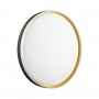 7619/DL PALE SN 042 Светильник пластик/белый/черный/золотистый LED 48Вт c ДУ 3000-6000К D390 IP43 пульт ДУ SAVI
