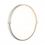 7646/DL PALE SN Светильник пластик/белый/золотой LED 48Вт 4000К D390 IP43 OLIDI WHITE