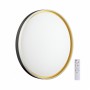 7619/DL PALE SN 042 Светильник пластик/белый/черный/золотистый LED 48Вт c ДУ 3000-6000К D390 IP43 пульт ДУ SAVI