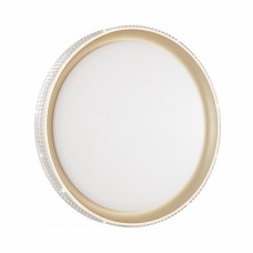 3054/EL PALE SN 034 Светильник пластик/белый/золотистый LED 72Вт 3000-6000К D490 IP43 пульт ДУ SHINY