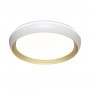 7650/DL PALE SN Светильник пластик/белый/золотой LED 48Вт 4000К D380 IP43 TOFIQ WHITE