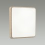 7608/AL PALE SN 028 Светильник пластик/белый//бежевый под дерево LED 18Вт без ДУ 4000К 290x290 IP43 MERTO