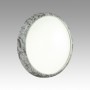7638/DL COLOR SN Светильник пластик/бел. мрамор LED 48Вт 4000K D410 IP43 MRAMO WHITE