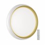 7650/EL PALE SN Светильник пластик/белый/золотой LED 70Вт 3000-6000К D480 IP43 пульт ДУ TOFIQ WHITE