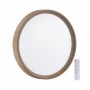 7603/DL PALE SN 018 Светильник пластик/белый/светл.коричневый под дерево LED 48Вт c ДУ 3000-6000К D400 IP43 пульт ДУ WOODI