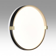 7647/CL PALE SN Светильник пластик/белый/черный/золотой LED 30Вт 4000К D340 IP43 OLIDI BLACK