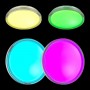 3028/DL COLOR SN 019 Светильник пластик/белый LED 48Вт 3000-6500K D390 IP43 пульт ДУ/RGB/LampSmart SLOT