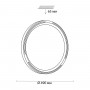 3028/EL COLOR SN 019 Светильник пластик/белый LED 72Вт 3000-6500K D490 IP43 пульт ДУ/RGB/LampSmart SLOT