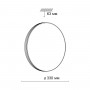 3050/CL MINI SN 043 Светильник пластик/белый LED 30Вт 4000К D330 IP43 SMALLI