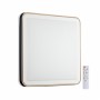 7621/DL PALE SN 047 Светильник пластик/белый/черный/медный LED 48Вт c ДУ 3000-4200-6300К 440х440 IP43 пульт ДУ EFFA
