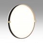 7647/DL PALE SN Светильник пластик/белый/черный/золотой LED 48Вт 4000К D390 IP43 OLIDI BLACK