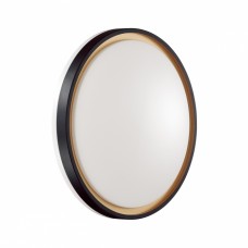 3045/DL PALE SN 029 Светильник пластик/белый/черно-золотой LED 48Вт 3000-6000К D415 IP43 пульт ДУ KLAPA