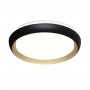 7651/DL PALE SN Светильник пластик/черный/золотой LED 48Вт 4000К D380 IP43 TOFIQ BLACK
