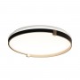7647/DL PALE SN Светильник пластик/белый/черный/золотой LED 48Вт 4000К D390 IP43 OLIDI BLACK